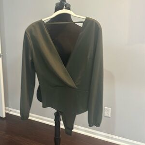 NWT Green Bodysuit Size 10 Boo Hoo